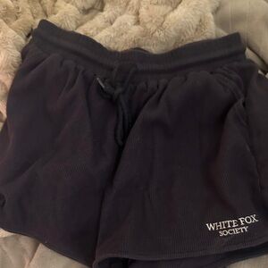 White Fox Boutique Black Athletic Shorts